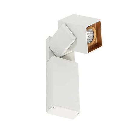 Kinkiet nowoczesny ARAVENA WHITE GOLD  WLB073/5W 3000K WH+GO  - Italux